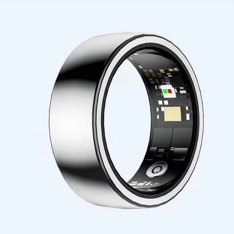 Health Smart Ring, Sleep Monitoring, IP68 Waterproof, Heart Rate, Blood Oxygen Monitor, Sport Mode, Epoxy Resin Material,2025