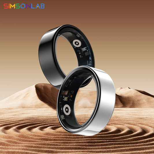 2025 New Smart Ring Sleep Blood Pressure Monitor Multiple Exercise Modes IP68 Waterproof Wirless Men Women Rings For Android iOS