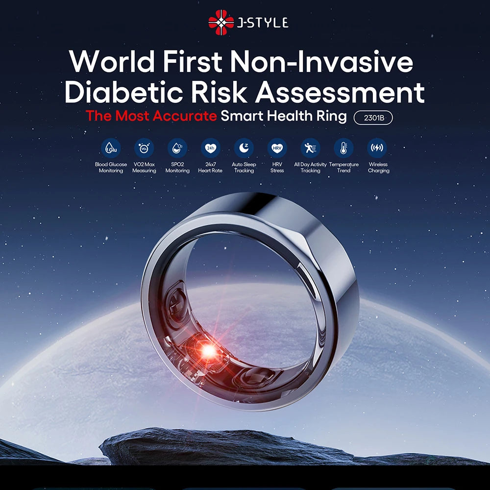 2301A Titanium Smart Rings for Men Android Step tracker Fitness Ring tracker Gps Smartring Swim