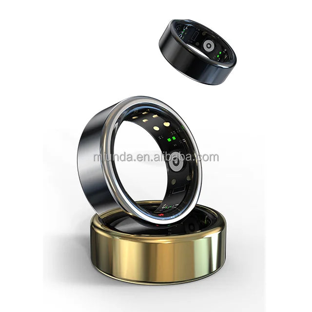 MIUNDA Smart Ring MR-S001with US6~13# Sleep Tracking Wearable Heart Rate Fitness Tracker 5-7Days Battery Life Smart Rings