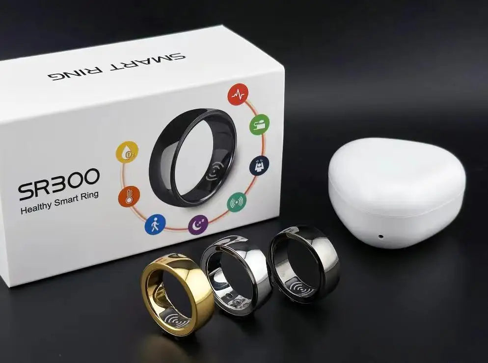 New Couple SR300 Smart Rings Intelligent Fitness Tracker Health Monitor Smart Ring for Men and Women