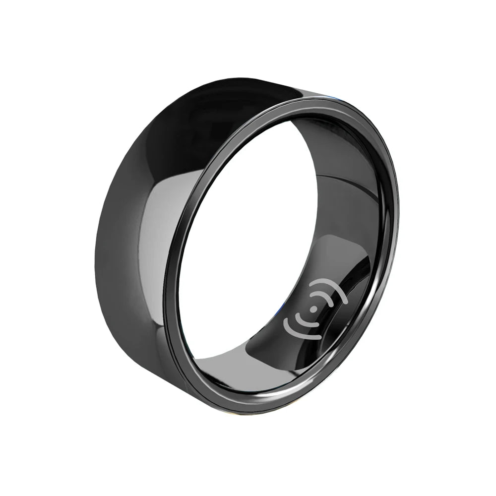R02 Smart Finger Ring Health Tracker Heart Rate Blood Oxygen Monitoring IP68 Waterproof Sports Smart Rings for Men Women