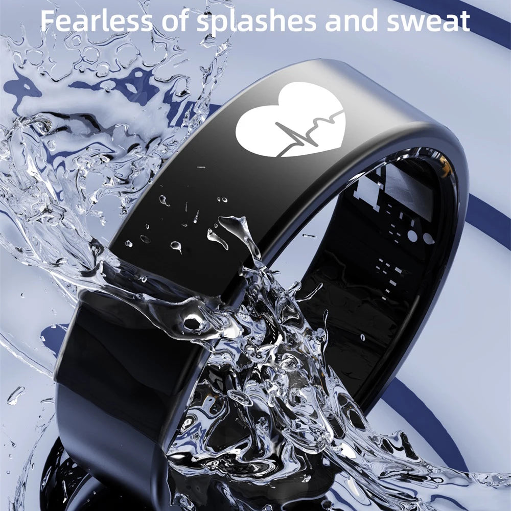 Lovers Intelligent Rings ECG Smart Ring Men Women Health Tracker ECG Monitor Heart Rate Body Temperature Waterproof Fitness