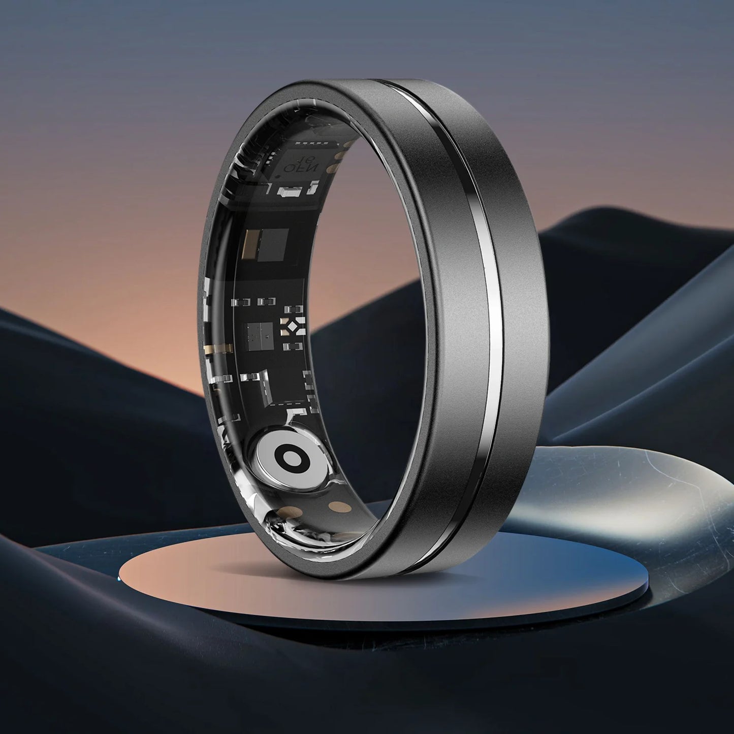 2025 New Smart Ring Sleep&Health Blood Pressure Monitoring 5ATM Waterproof Multiple Sports Modes Smartrings For Men Women Gifts