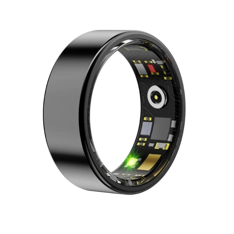 Health Smart Ring, Sleep Monitoring, IP68 Waterproof, Heart Rate, Blood Oxygen Monitor, Sport Mode, Epoxy Resin Material,2025