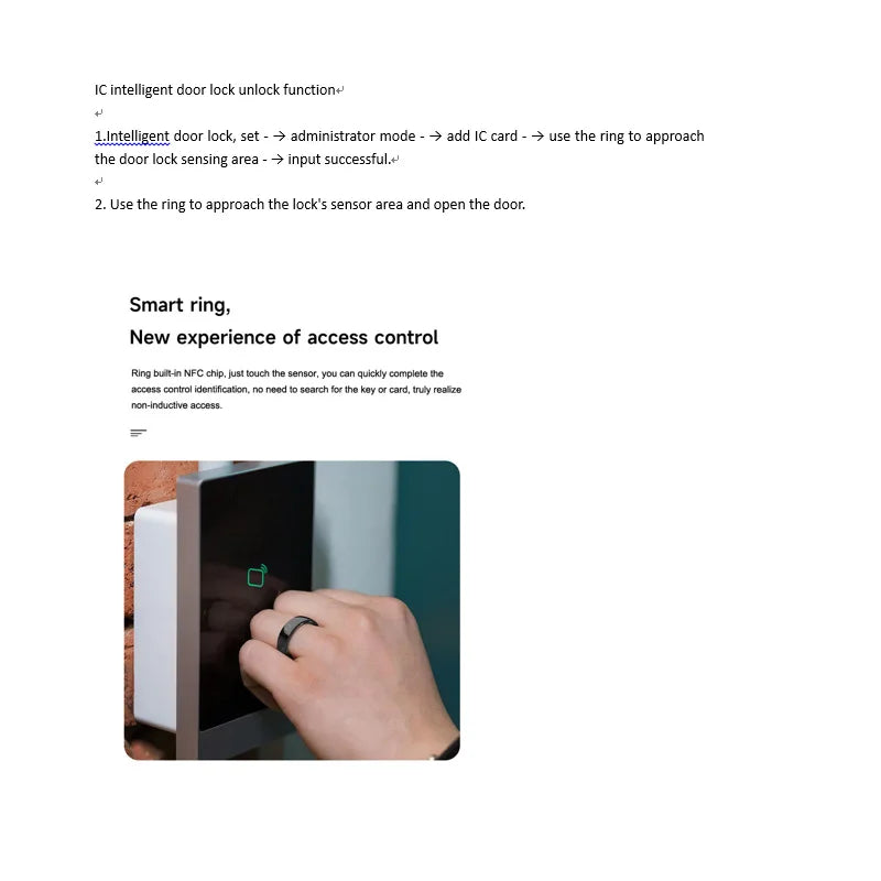 Ceramic NFC Smart Rings for Xiaomi Real-Time Health Heart Rate Blood Oxygen Sleep Monitor Sports Tracking IP68&5ATM Waterproof