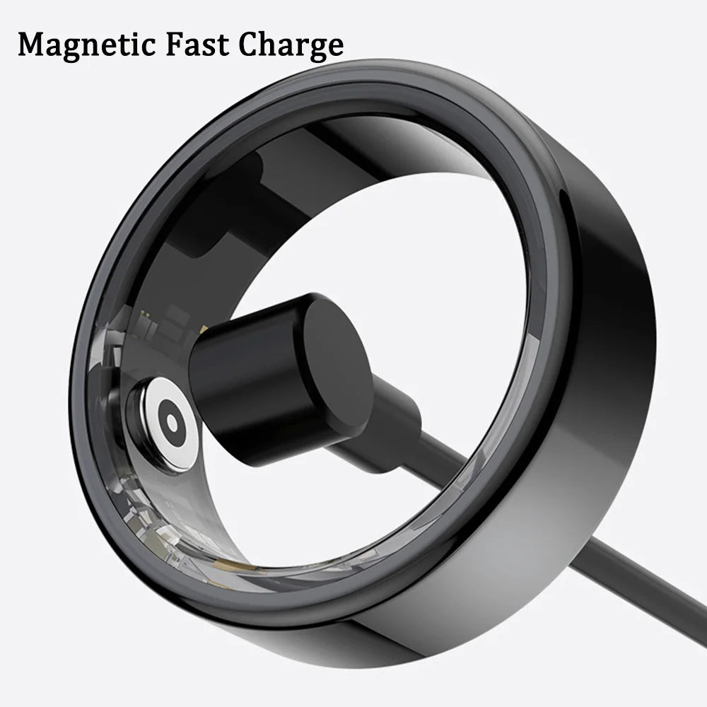 R02 Fitness Tracker Ring Smart Ring For Xiaomi IP68 Waterproof Health Heart Rate Blood Oxygen Monitoring Multi-sport Modes Rings