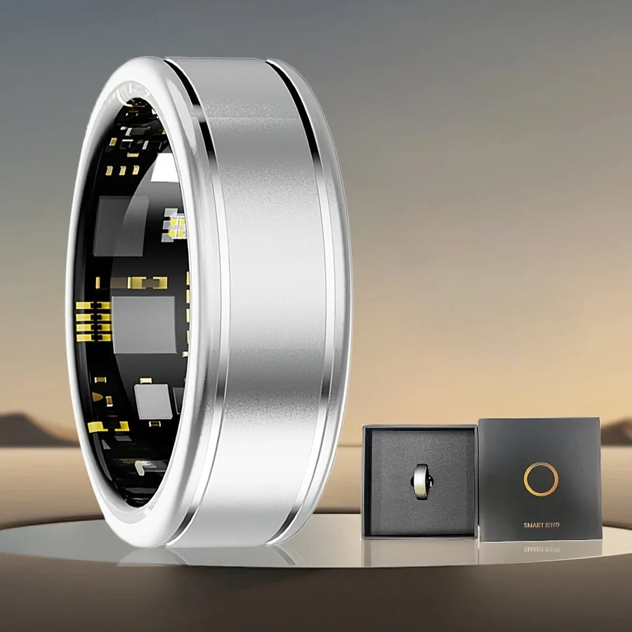 Smart Health Rings for Women Men, Fitness Tracker with Heart Rate, Blood Oxygen, Sleep Tracker, Step Tracker, IP68 Waterproof