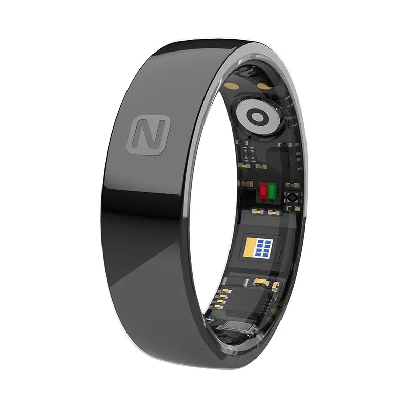 Ceramic NFC Smart Rings for Xiaomi Real-Time Health Heart Rate Blood Oxygen Sleep Monitor Sports Tracking IP68&5ATM Waterproof