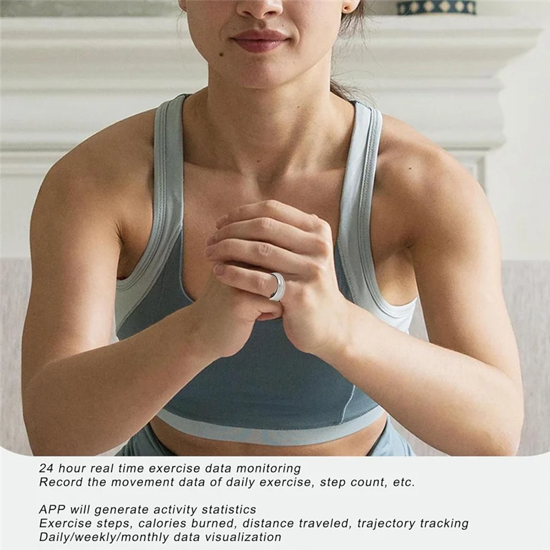 ELECT-Intelligent Ring Health Tracker Multifunctional Health Monitoring Ring Multi-Motion Mode Smart Ring Health Tracker