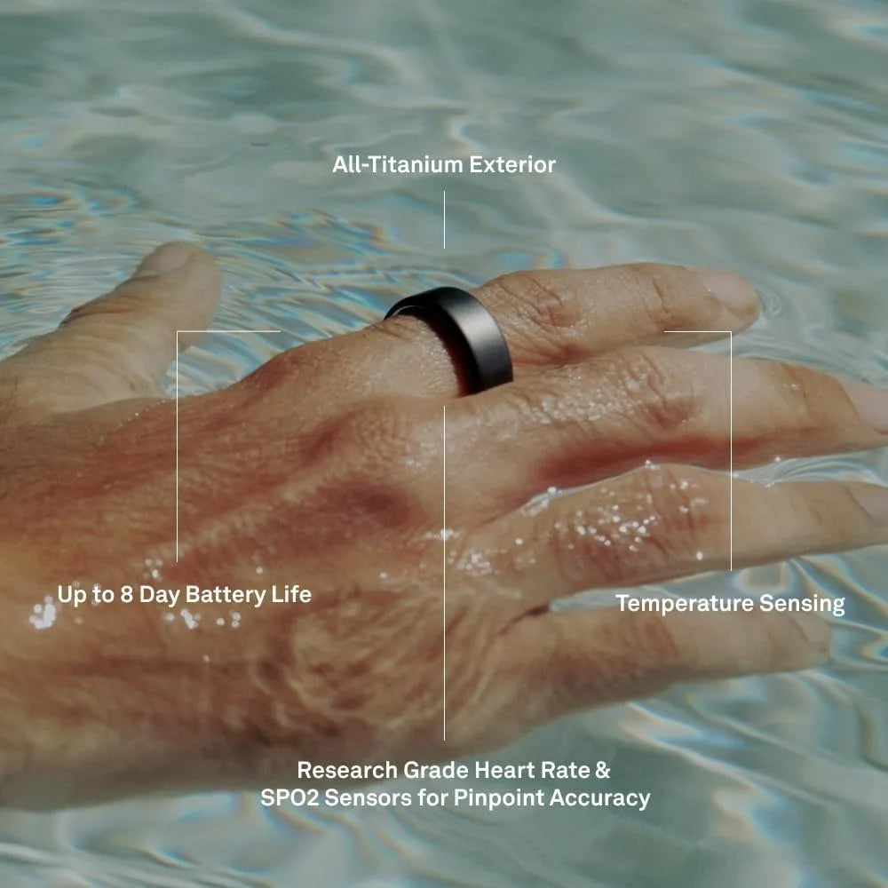 New Smart  Health Ring with Heart Rate Blood Oxygen Sleep Monitoring Step Counting Waterproof and Multifunctional Rings