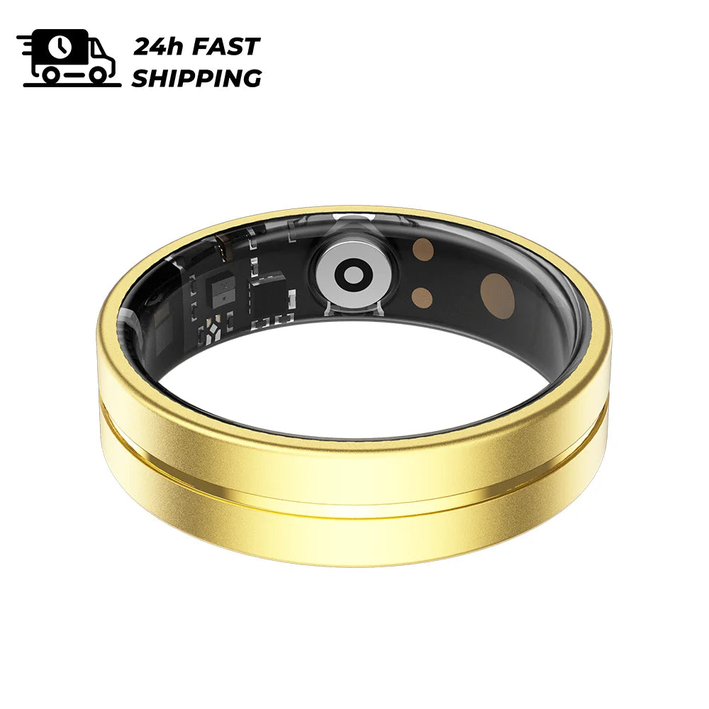 Intelligent Health Tracker Stylish Design Multi-Functional Fitness Ring Monitoring IP68 Waterproof Rings for Sleep Gaming Sports