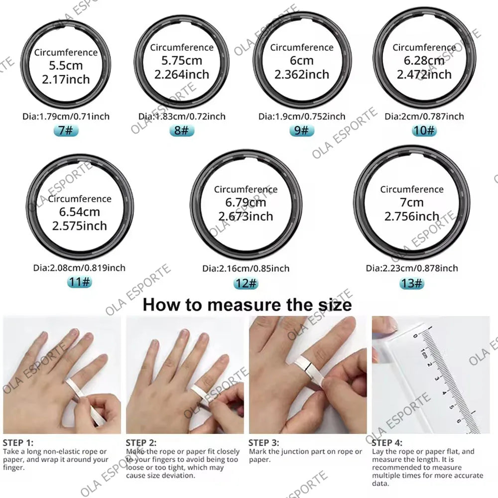 2025 Smart Ring with Display Screen and Touch, Wireless Charging, Health Manager, 5 ATM Waterproof For Men Women Rings R12 R11