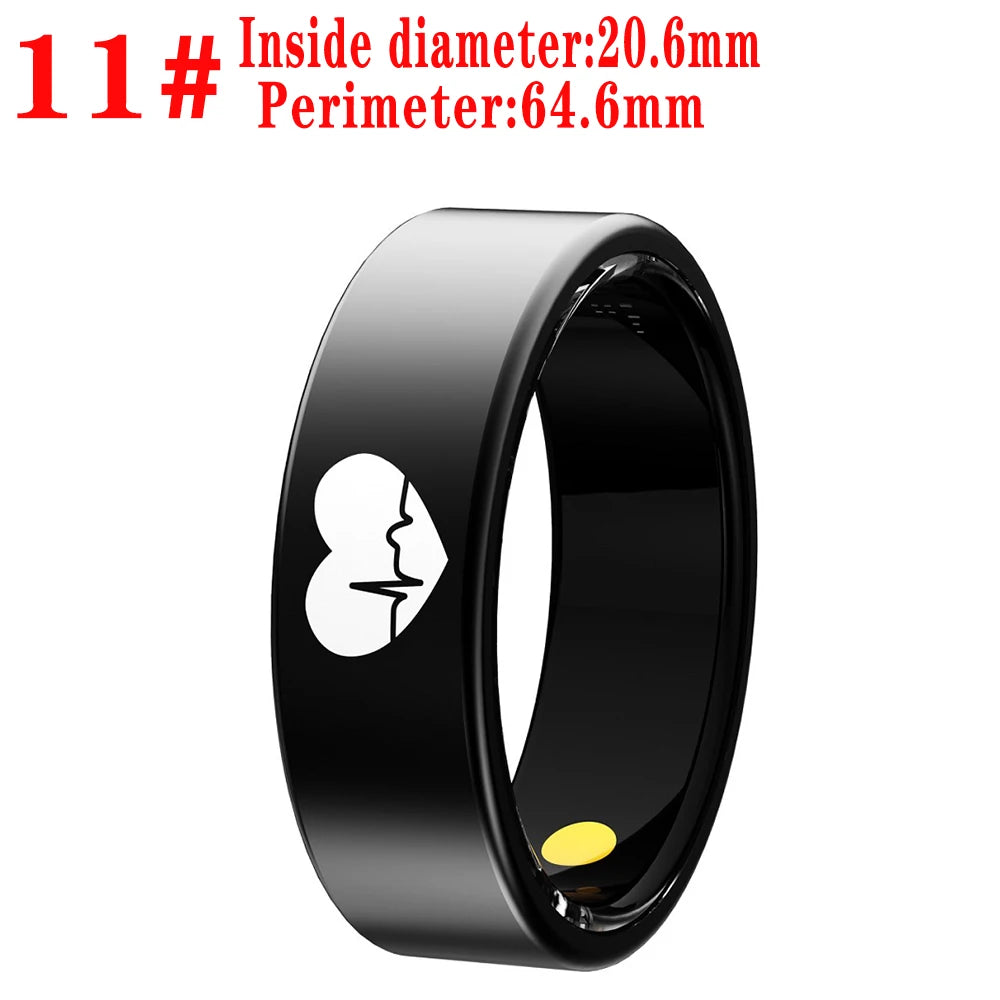 Lovers Intelligent Rings ECG Smart Ring Men Women Health Tracker ECG Monitor Heart Rate Body Temperature Waterproof Fitness
