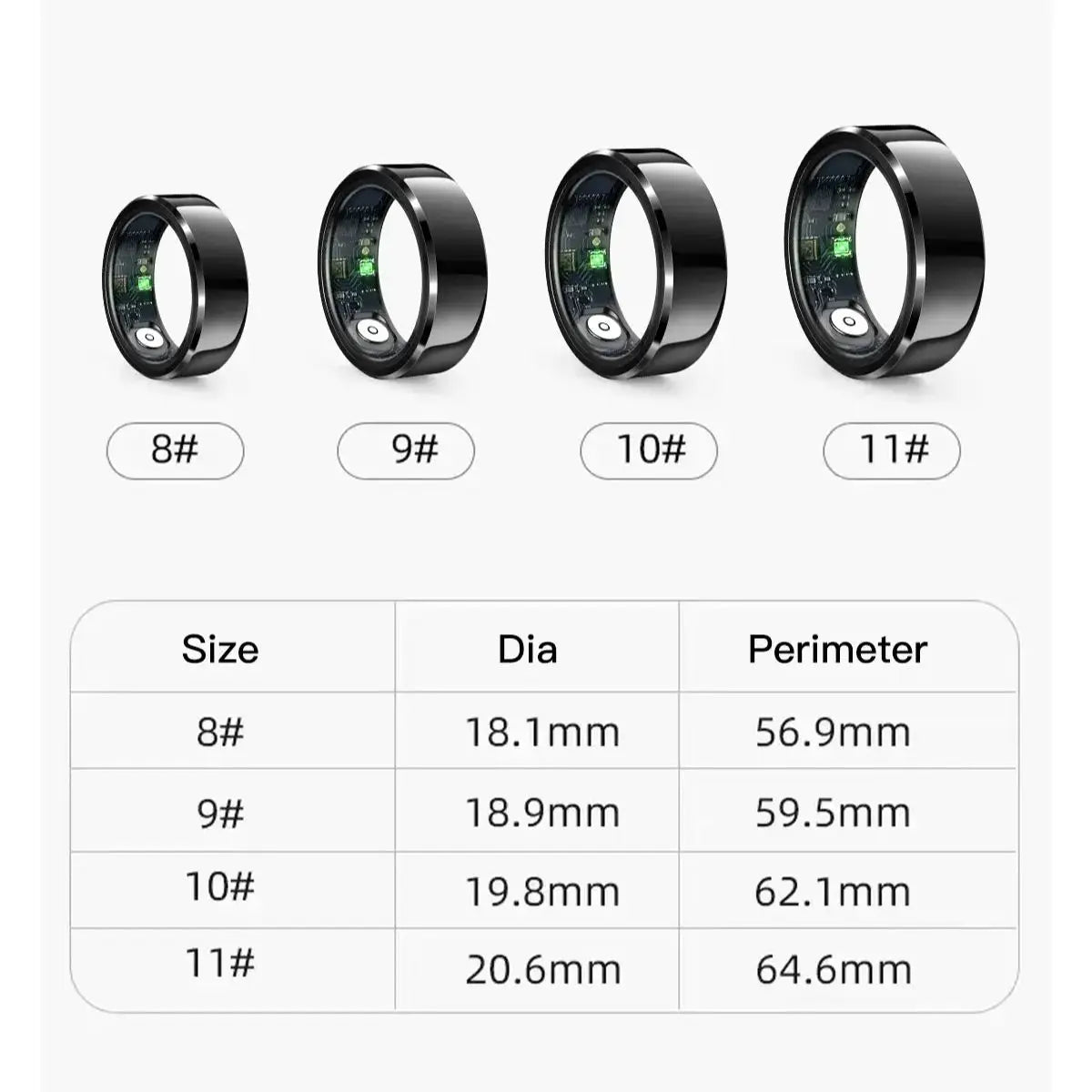 2025 R6Pro Smart Ring for Men ,Heart Rate, Blood Oxygen,Sleep Tracker, woman's health rings ,Compatible Android & iphone ring