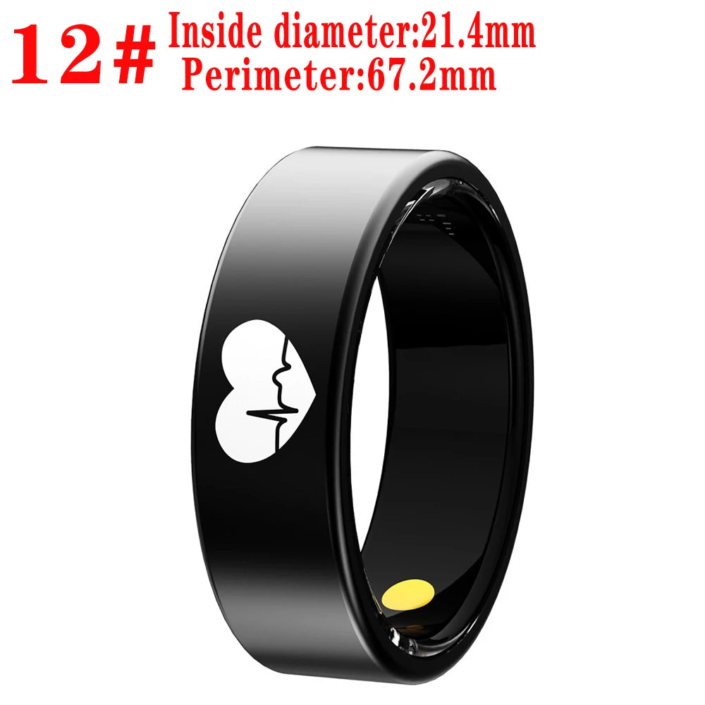 Lovers Intelligent Rings ECG Smart Ring Men Women Health Tracker ECG Monitor Heart Rate Body Temperature Waterproof Fitness