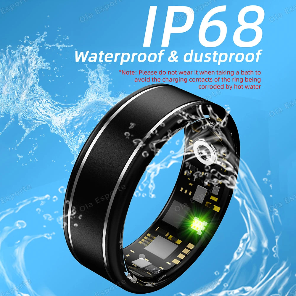 Smart Health Rings Monitor Blood Pressure Heart Rate Blood Oxygen Sleep Ring Fitness Gift for Friend Family Colleagues Smartring