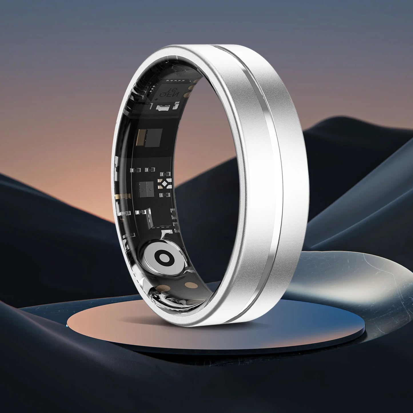 2025 New Smart Ring Sleep&Health Blood Pressure Monitoring 5ATM Waterproof Multiple Sports Modes Smartrings For Men Women Gifts