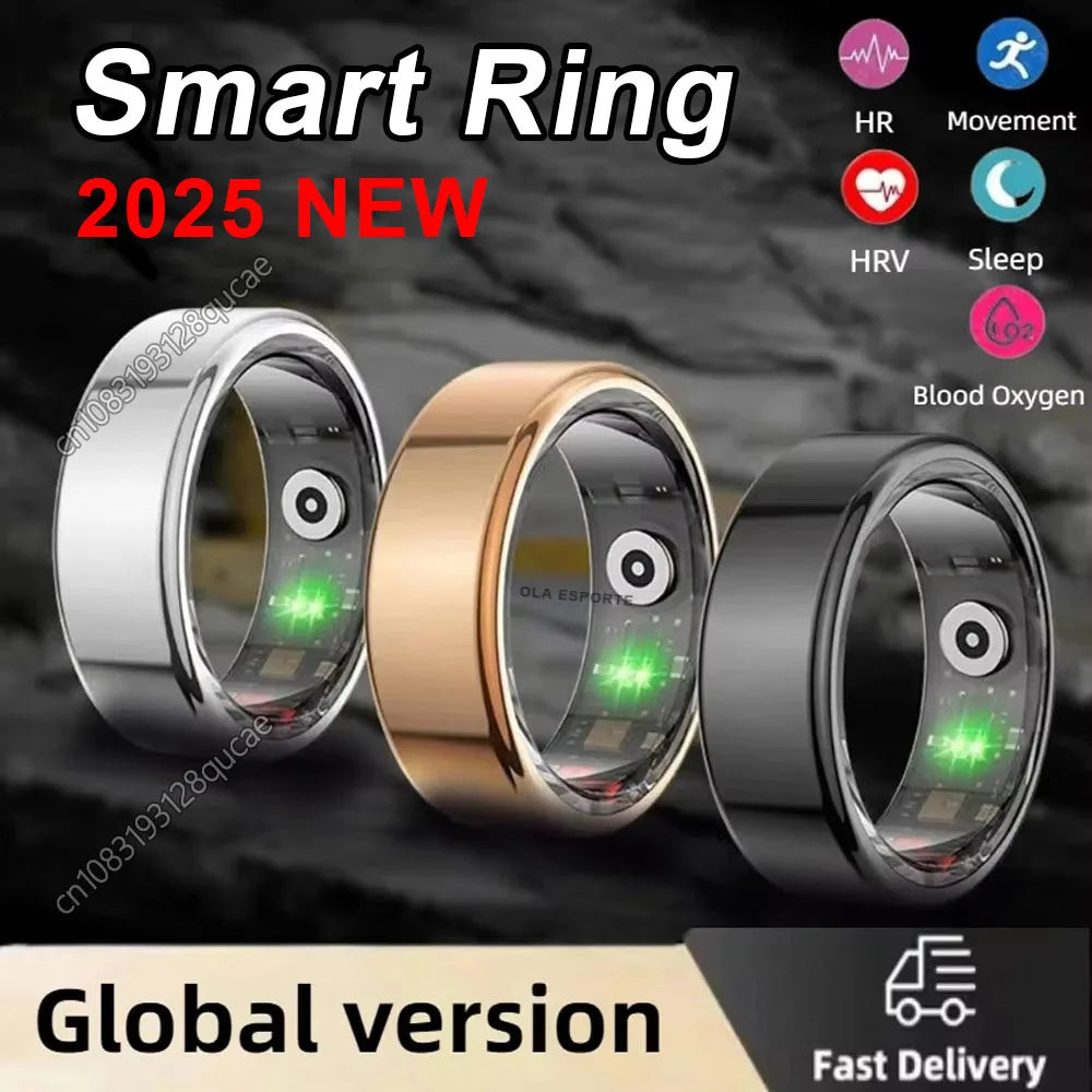 Smart Ring Multifunctional Rings Bluetooth Health Monitoring Sleep Monitor Heart Rate Sport IP68 Waterproof Men Women Smart Ring