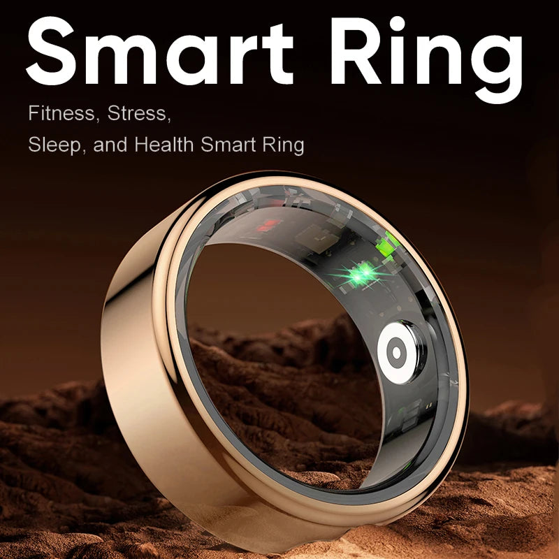 R02 Smart Ring 2025 Mens Rings for Woman Smartring Heart Rate Monitor Multi-sport Mode Bluetooth Fitness and Sleep Tracker