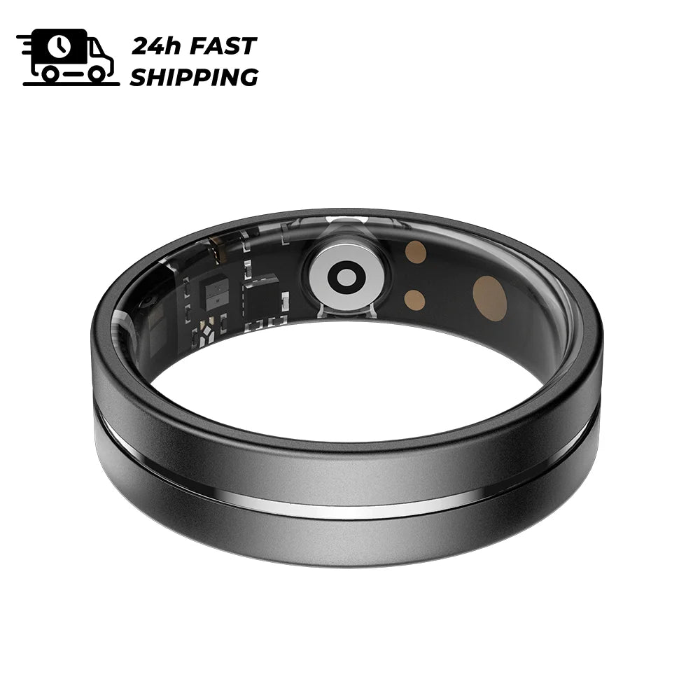 Intelligent Health Tracker Stylish Design Multi-Functional Fitness Ring Monitoring IP68 Waterproof Rings for Sleep Gaming Sports