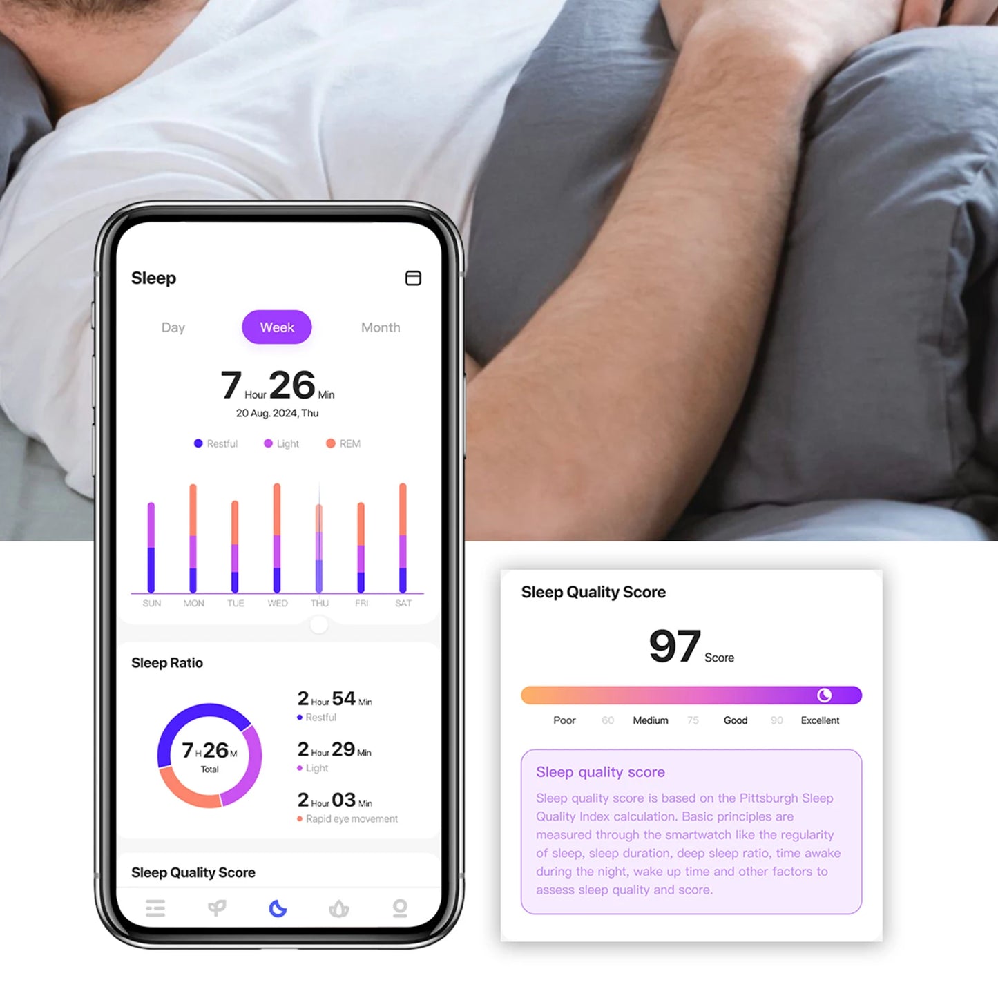 2025 Health Smart Ring for IOS/Android Xiaomi with 5ATM&IP68 Waterproof Heart Rate Monitor Sport Fitness Tracker Men Women Gift