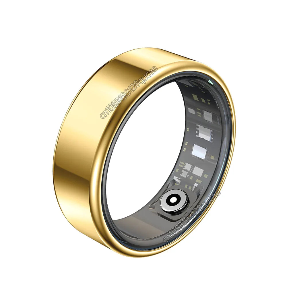 New Smart Ring Men Women, Heart Rate Blood Pressure/Oxygen Sleep Health Monitoring Fitness Sport Rings IP68 Waterproof Smartring