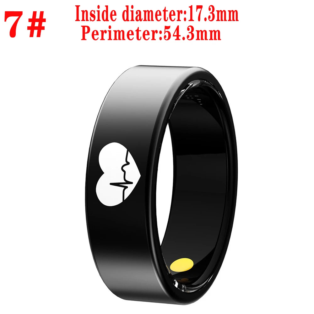 Lovers Intelligent Rings ECG Smart Ring Men Women Health Tracker ECG Monitor Heart Rate Body Temperature Waterproof Fitness