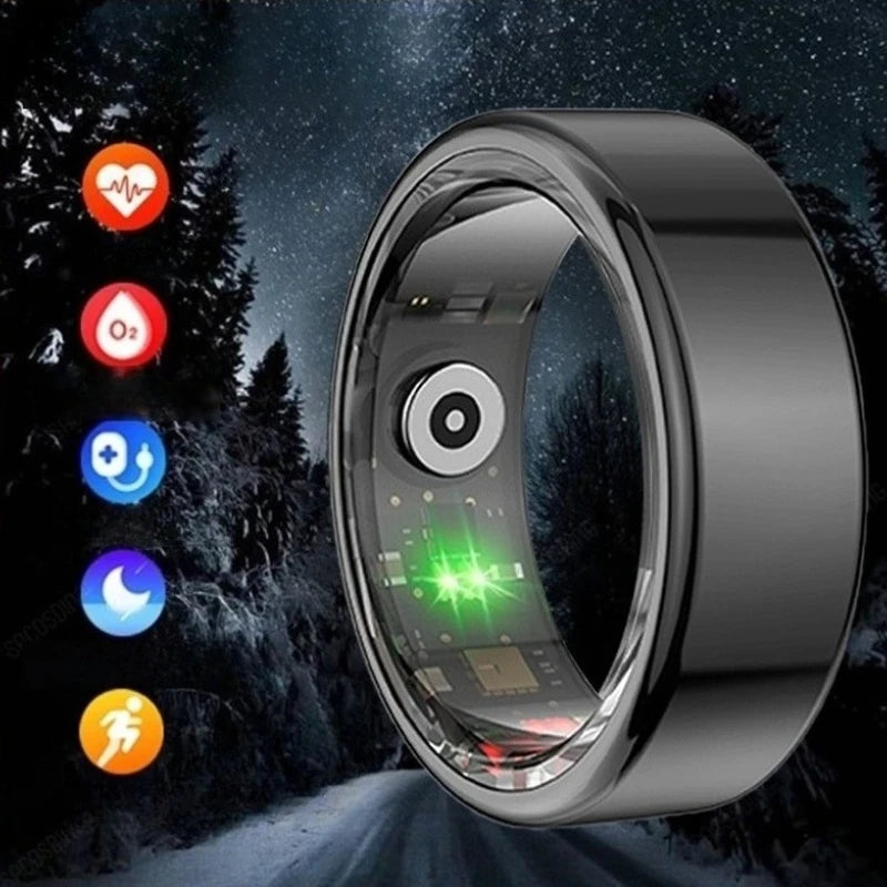 Smart Rings Health Tracker Sleep Heart Rate Blood Oxygen Exercise Remote Control Photography Bluetooth Multi Functional Ring