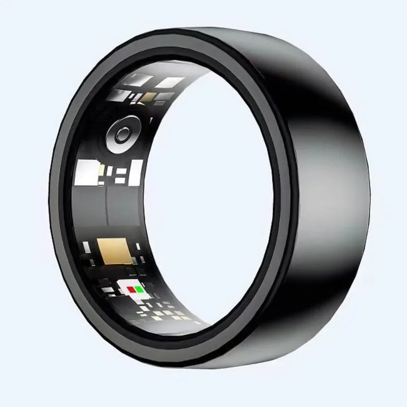 Health Smart Ring, Sleep Monitoring, IP68 Waterproof, Heart Rate, Blood Oxygen Monitor, Sport Mode, Epoxy Resin Material,2025