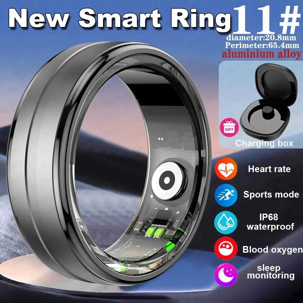 Smart Ring 2024 R06 Health Monitor  Blood Pressure Sleep Heart Rate Waterproof Smart Rings Multiple sports modes For Xiaomi IOS
